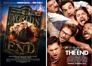 Posters for The World's End and This is the End